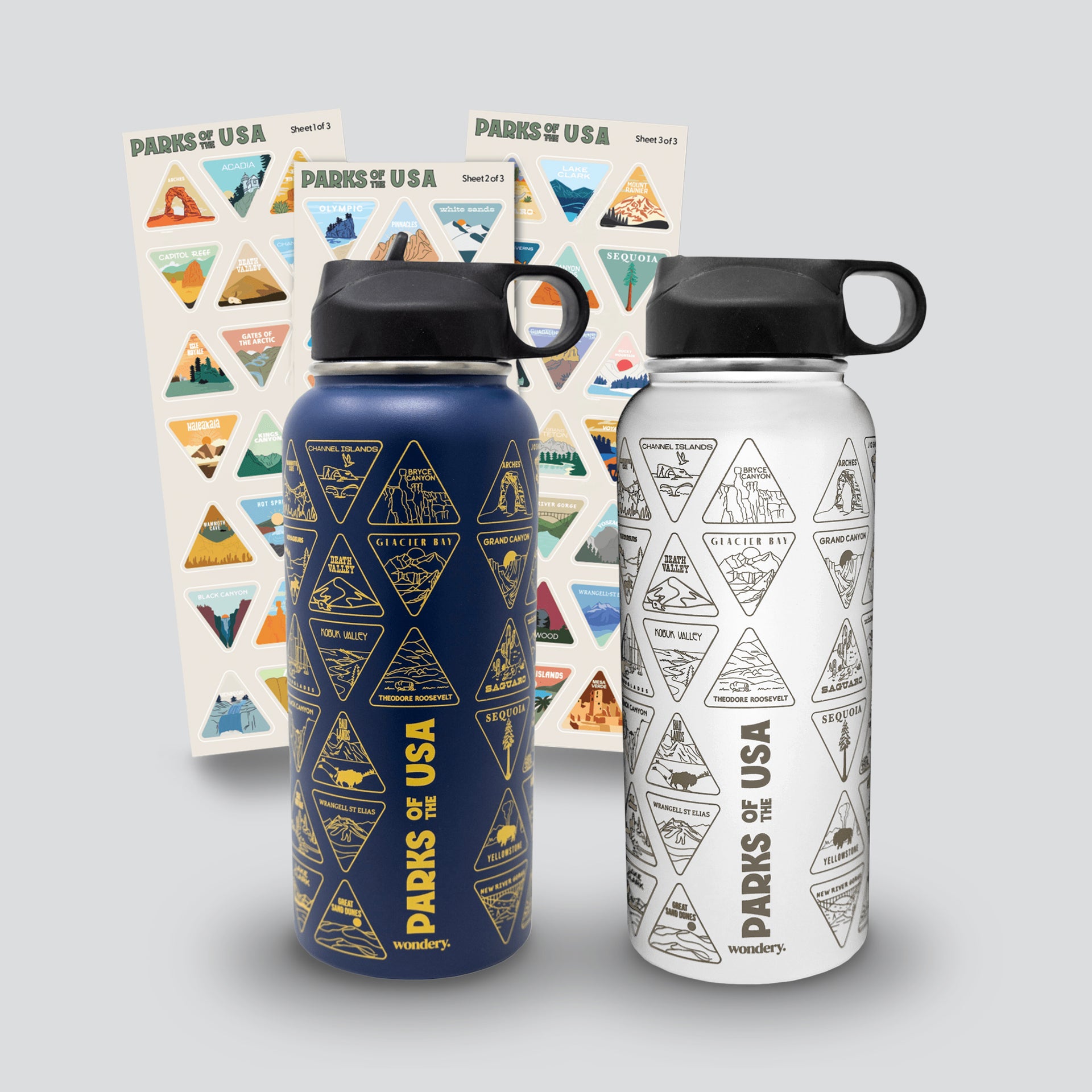 Wondery Parks of the USA Water Bottle – Grand Canyon Conservancy Store